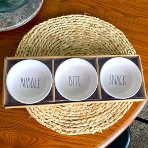 Rae Dunn nibble bite snack bowls